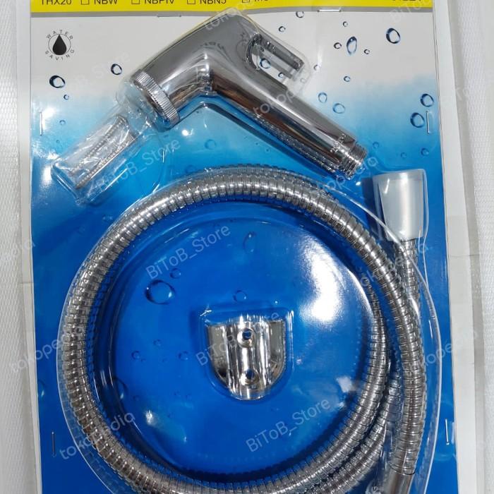 Toto Thx20Mcrb Jet Shower Spray Kloset Komplit Chrome Thx20Mcrb