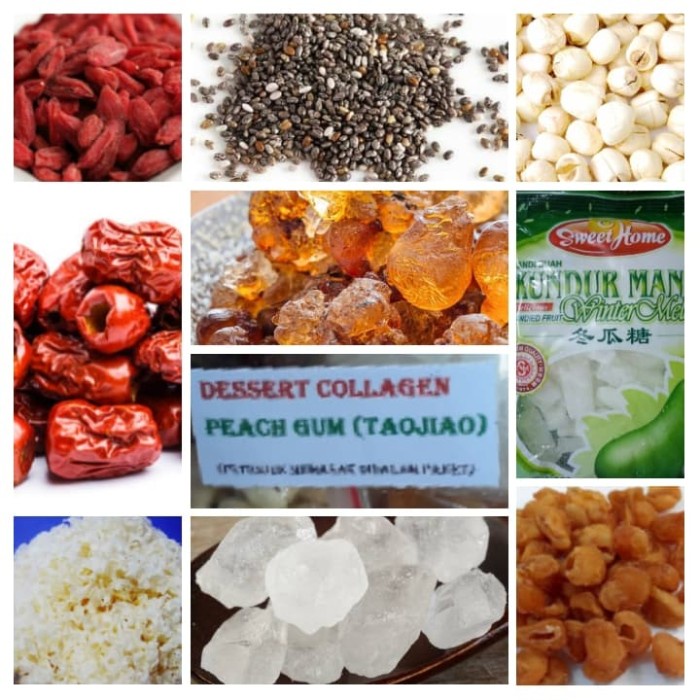 

Murah (6 bks @80rb) Paket Peach Gum (TaoJiao) Dessert 9 Collagen