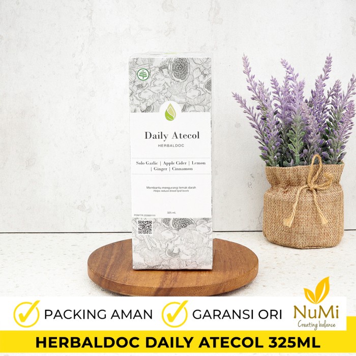 

325ML Daily Atecol Bawang Kayu Manis Kolesterol Gula Darah HERBALDOC