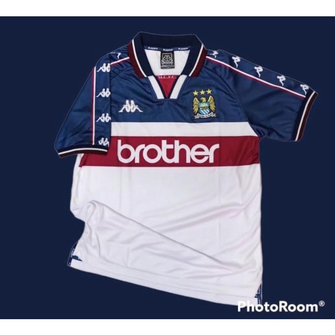 Man city away 97 retro jersey