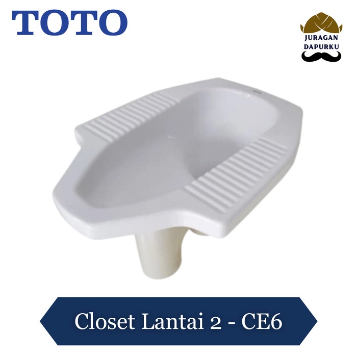 Closet Jongkok Lantai 2 TOTO CE6 / CE 6