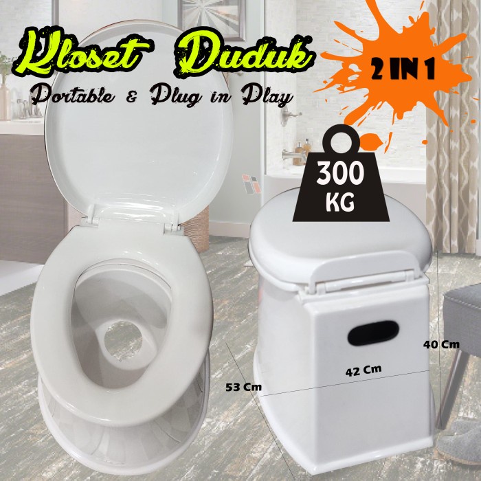 Closet Portable / Kloset duduk / Kursi kloset