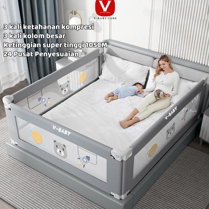 V-BABY CARE babyBedrail Baby Bed Rail Safety Guard Bedguard VBABY-N2