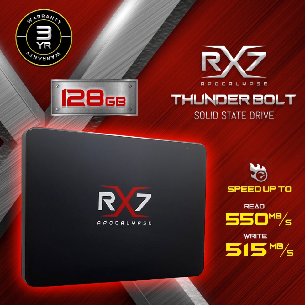 BIG SALE SSD 128GB RX7 GARANSI RESMI 3THN