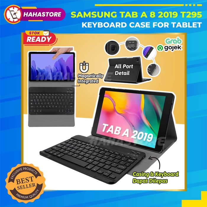 Samsung Tab A 8 A8 2019 Non SPen T295 Book Cover Keyboard Case Tablet
