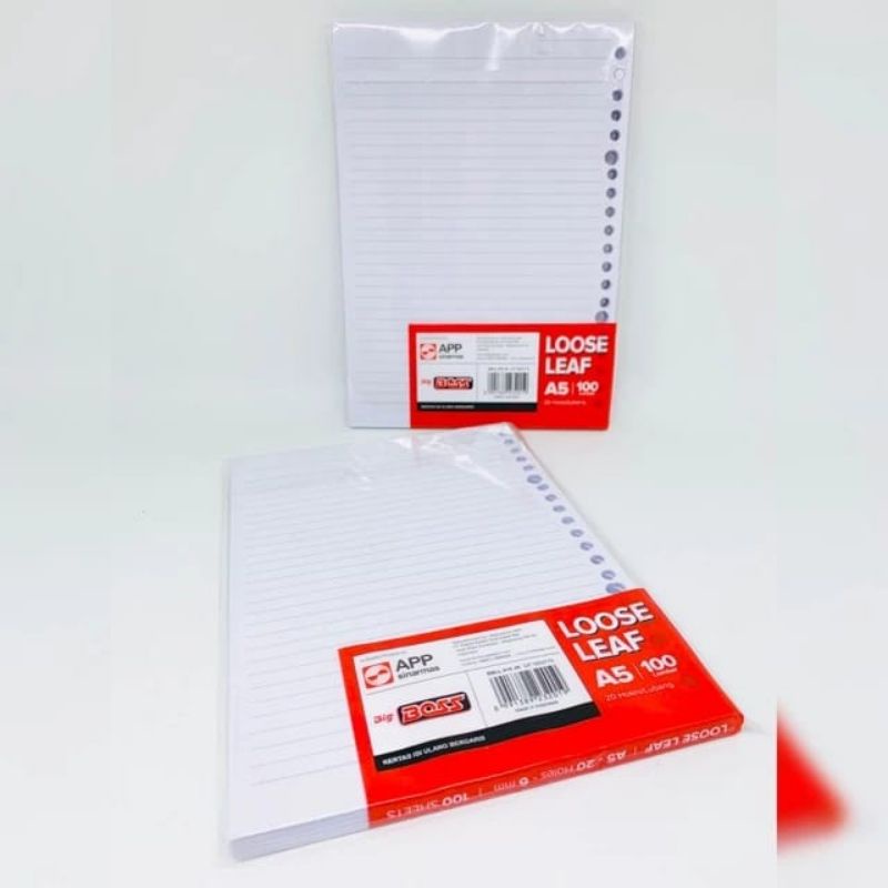 Isi Loose Leaf A5 Isi 100 || Isi Binder A5