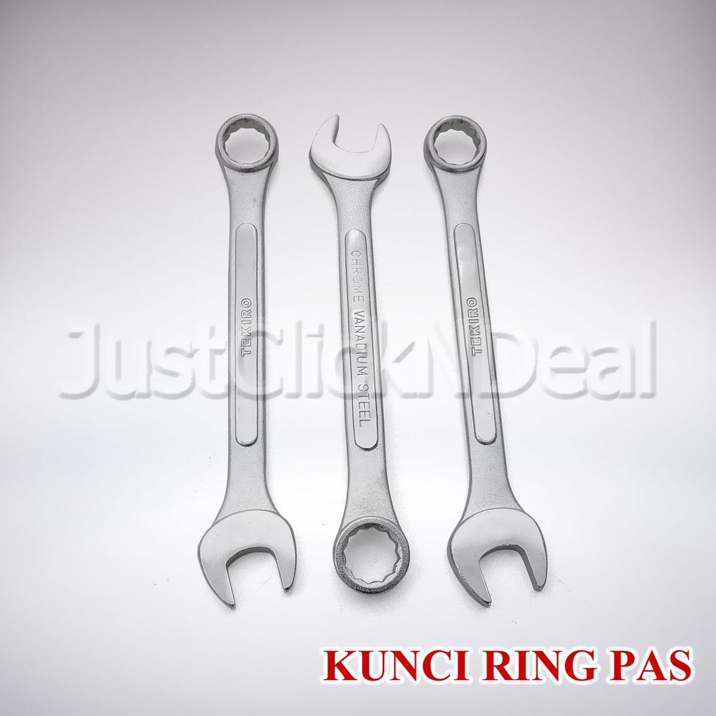 Termurah Tekiro Kunci Ring Pas Kombinasi 6 - 12 Mm Original Satuan Bisa Cod