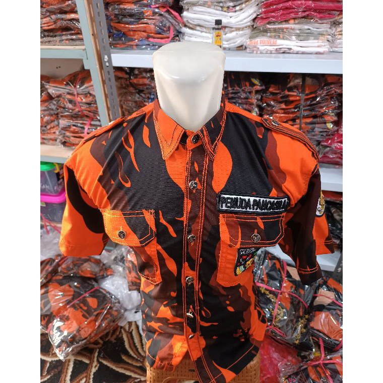 Hot Sale.. BAHAN SRITEX DAN DRILL PDH PEMUDA PANCASILA BET SDH BORDIR TIMBUL