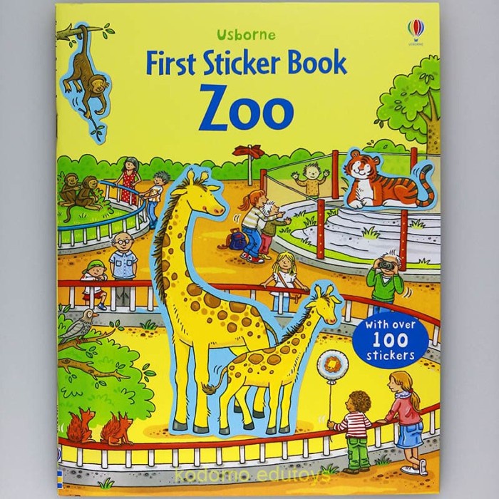 

Usborne First Sticker Book - Zoo, Buku Aktifitas Anak Import