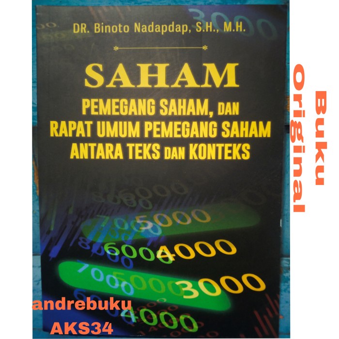 

SAHAM Rapat Umum Pemegang Saham Antara Teks Konteks Binoto Nadapdap