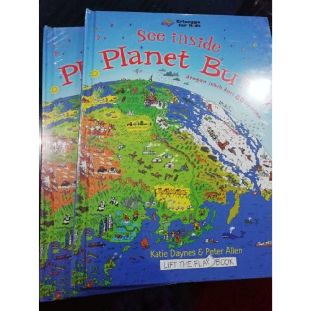 HOT SALE SEE INSIDE ATLAS PLANET BUMI LIFT THE FLAT - ERLANGGA FOR KIDS TERMURAH