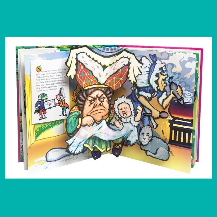PROMO POP UP 3D BOARD BOOK ALICE'S ADVENTURES IN WONDERLAND BUKU ANAK READY TERMURAH