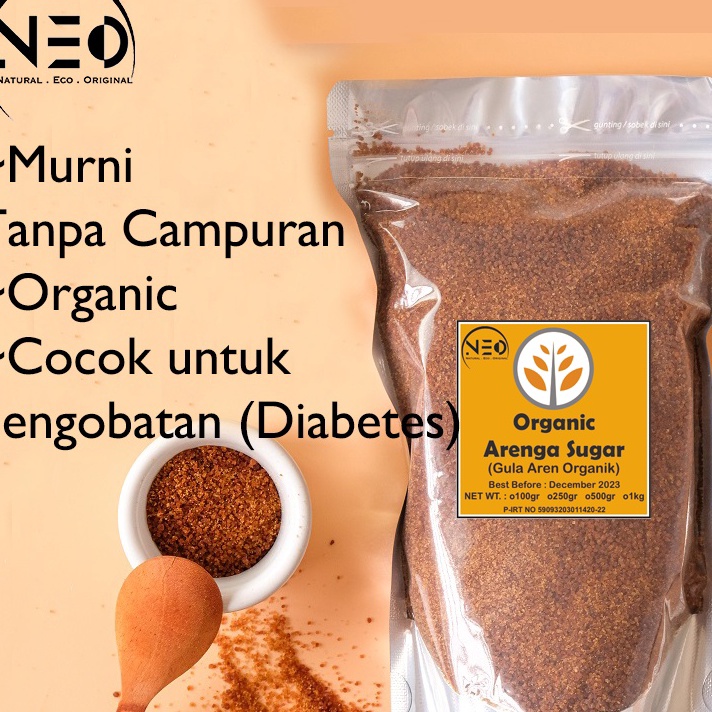 

Bisa COD Gula Aren Organik 1kg / Gula Semut / Arenga Sugar Organic GRADE A EXPORT QUALITY/ Tanpa Campuran Gula Tebu/ Gula Aren 1kg !!