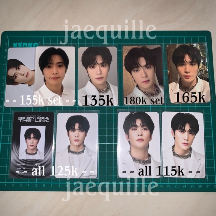 HOT SALE ORIGINAL PC PHOTOCARD JAEHYUN THE LINK SELCA KEYRING ID CARD FORTUNE TERLARIS