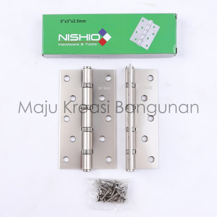 TERMURAH Engsel Tebal Veriz uk 5 Inch Besi Chrome Engsel Pintu Grosir