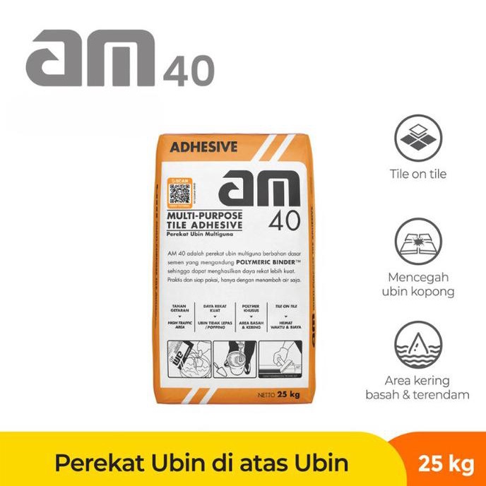 favorit] AM 40 - Perekat Keramik di atas Keramik Kemasan 25 kg