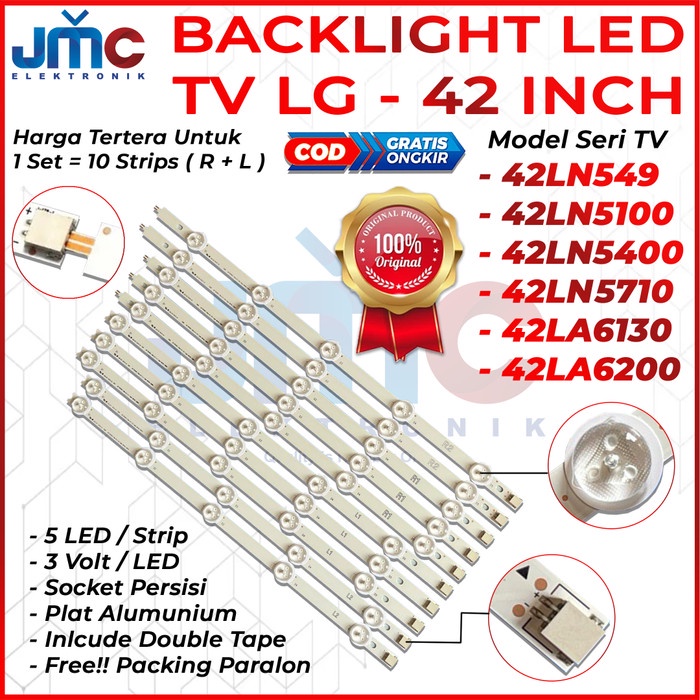Backlight Tv Lg 42Ln5100 42Ln5400 42Ln5710 42La6130 Lampu Led Bl 42Ln