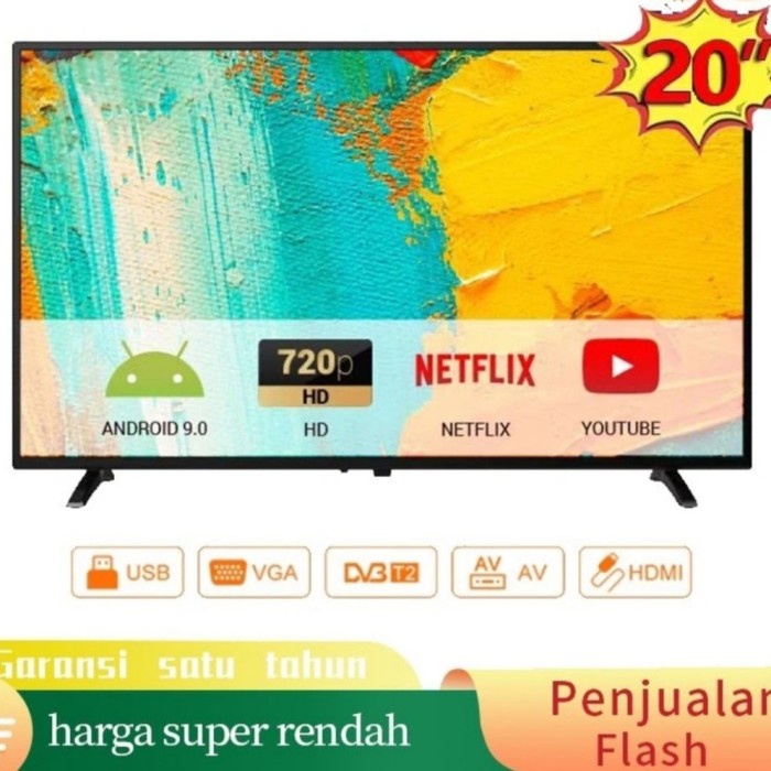 New Big Sale Led Tv 20 Inch Hd Ready Smart Tv Televisi Terbaik