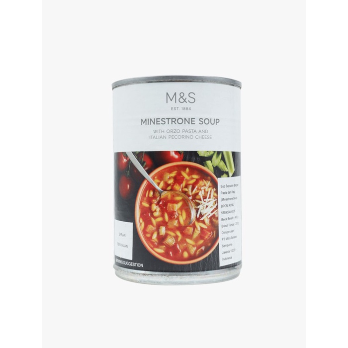 

M&S FOOD - MAKANAN INSTAN KALENG - MINESTRONE SOUP