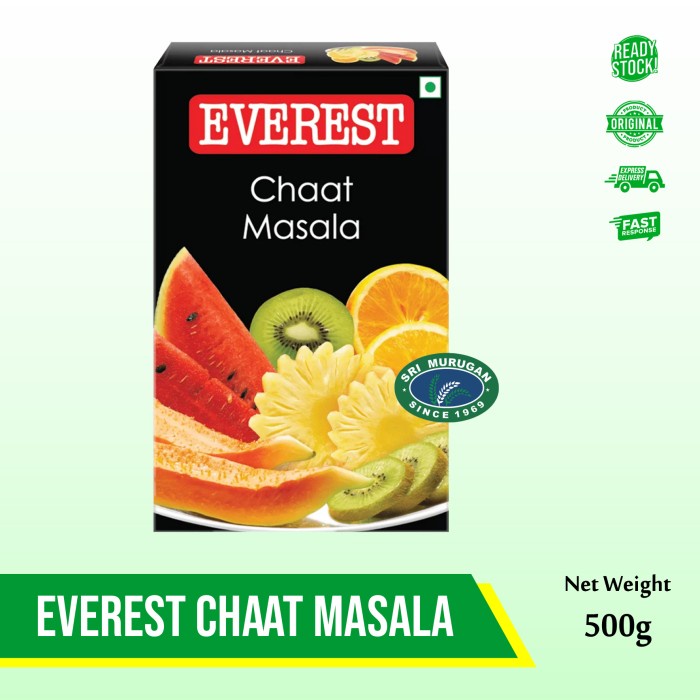 

EVEREST CHAAT MASALA 500 GR