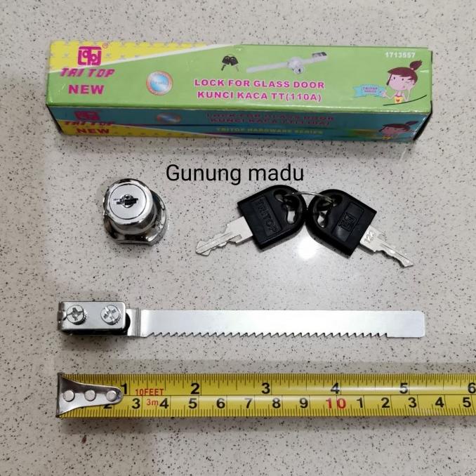 (:(:(:(] KUNCI ETALASE KACA GESER KUNCI PINTU LEMARI KACA SLIDING GERGAJI