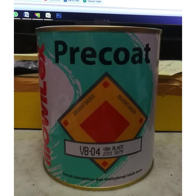 ] MOWILEX CAT PELAPIS BATU ALAM HITAM 1 KG PERNIS VERNISH VARNISH