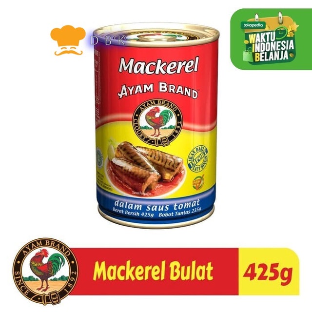 

Maerel Kaleng Saus Tomat Ayam Brand 425Gr