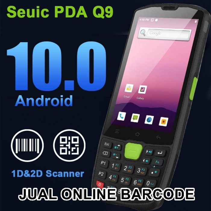 2D 1D PDT PDA BARCODE SCANNER SEUIC Q9 4G & 5G NFC ANDROID 10 NFC