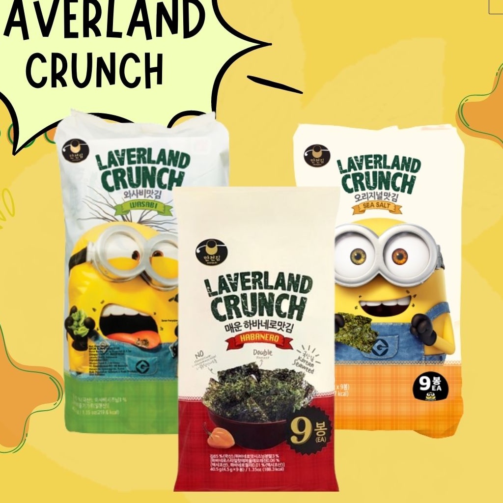 

Laverland Crunch N Rumput Laut Dengan Rasa Isi 9 Pak 40G 1 Pouch