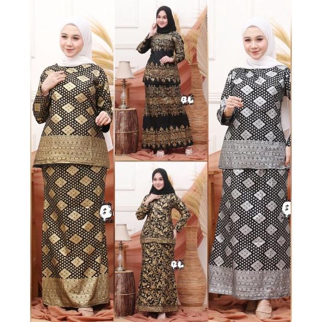 Diskon Mega - New Arrival Baju Kurung Wanita Melayu Terbaru Setelan Batik Wanita Modern 2021 Baju Ku