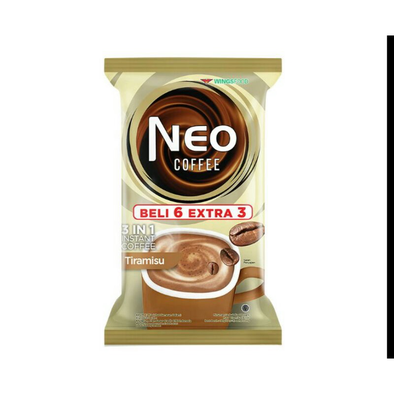 

NEO Coffee 3in1 Tiramisu Bag 9x20g