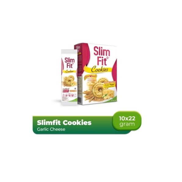 

Slim&Fit Cookies Garlic Cheese Box 10 X 22Gr