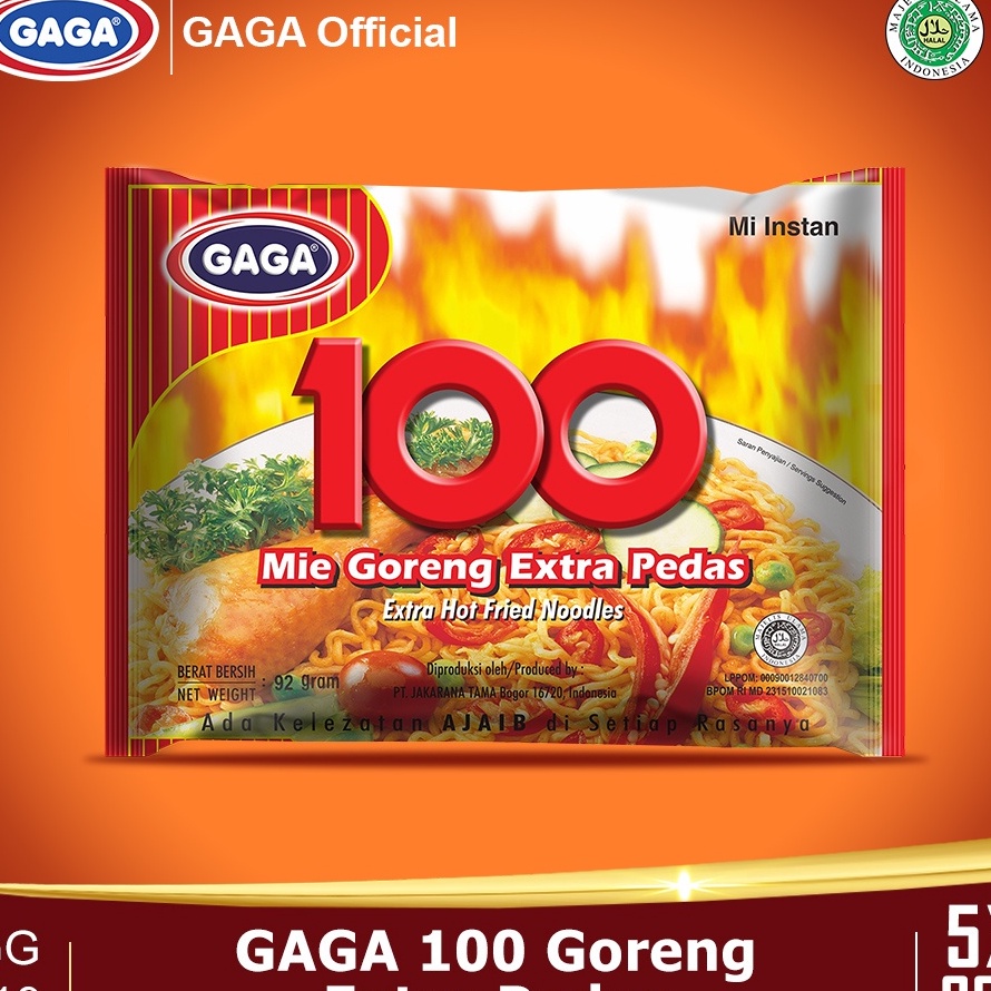 

➥❇❋ GAGA 100 Extra Pedas 5pcs (GG119) Terkini