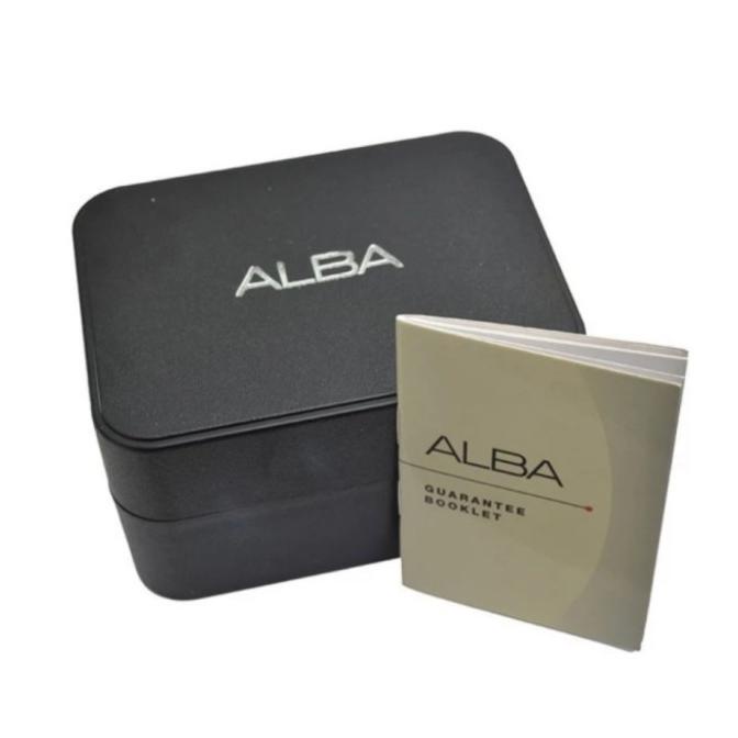 Jam Tangan Pria Alba AL4465X1 Automatic Strap Rubber Original