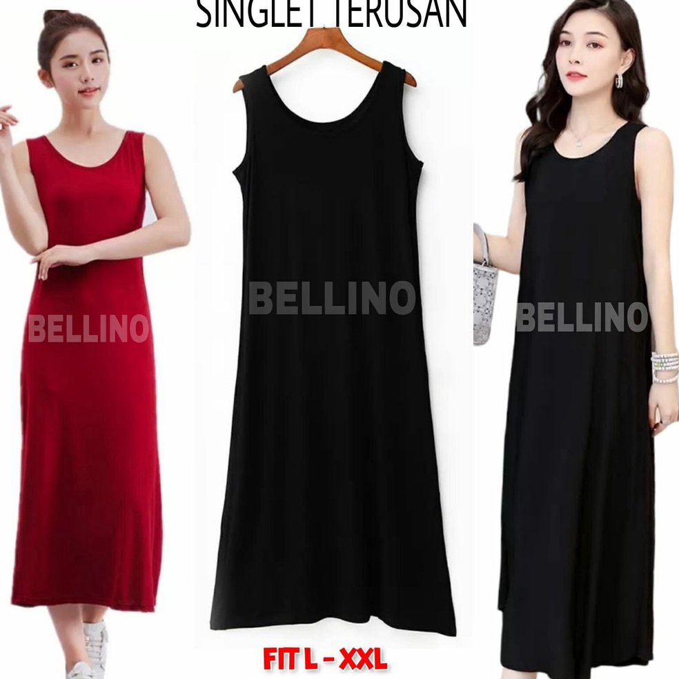 Stok Terbatas.. Inner Kaos Oblong Wanita Manset Lekbong Panjang Dalaman Gamis Dress Longdress Wanita