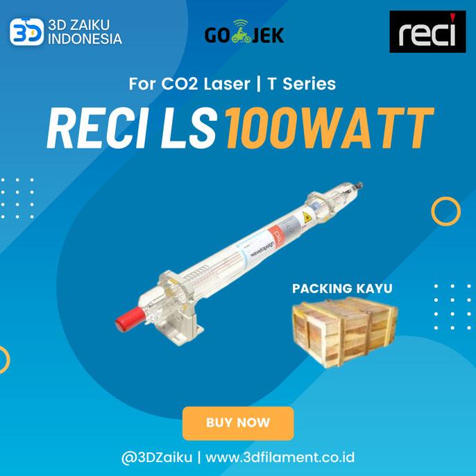 Long Life Tabung Laser CO2 100 Watt 100Watt Merek RECI dengan Garansi - T Series