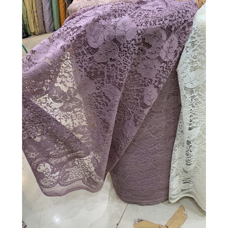 Dipesan yaE9q4P Kain Brokat Lace Daun