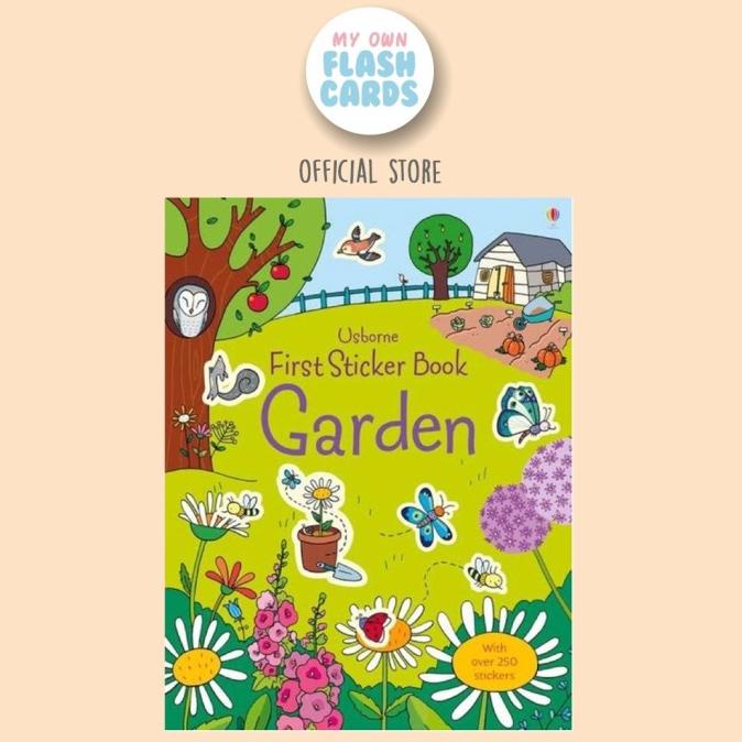

Usborne Sticker Book Garden - Imported Education - Buku Impor Edukasi