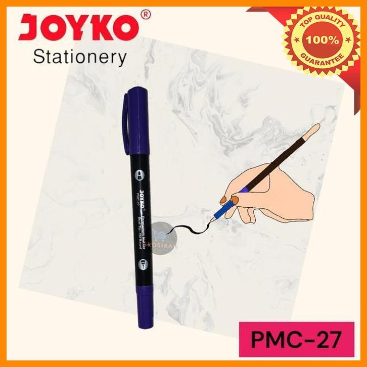 

(blg) ( satuan ) joyko pmc27 pmc 27 spidol dual tip color marker pemanent