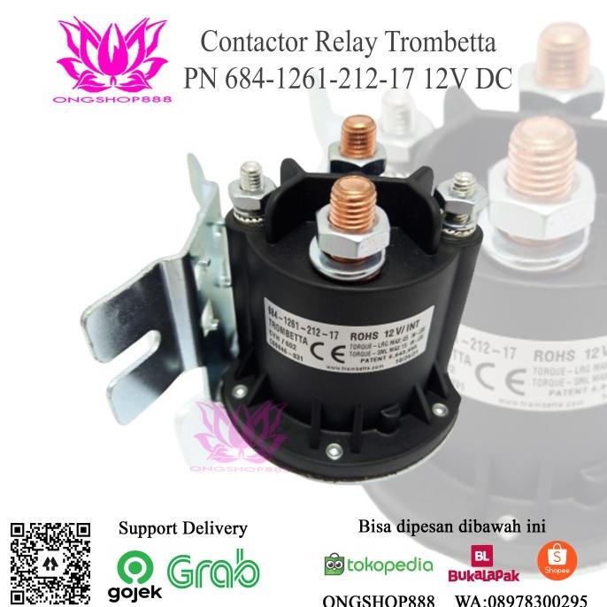 Kontaktor Contactor Relay Trombetta 684-1261-212-17 12V DC Noblift EP