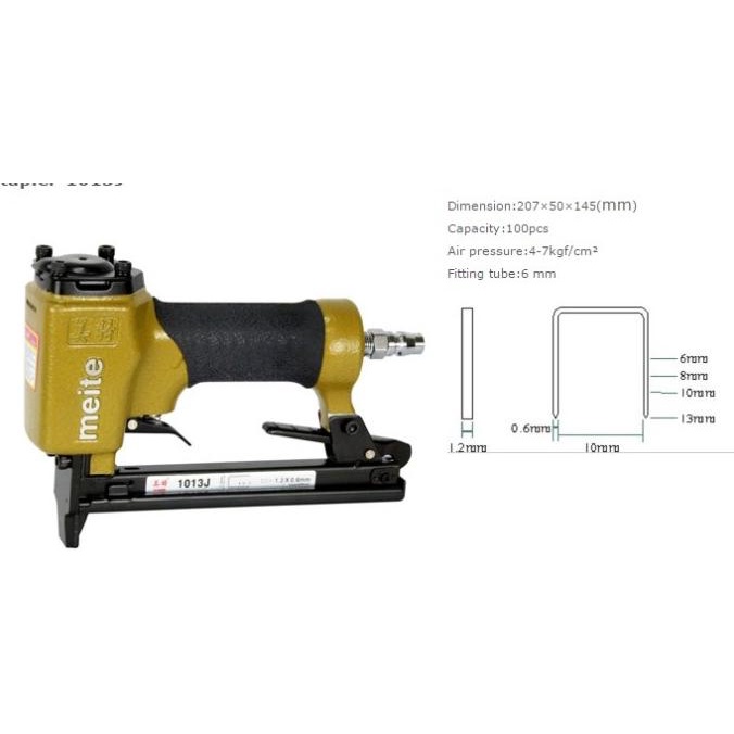 Meite - Pneumatic Air Nailer 1013J /Gun Staples 1013 J / 1013-J