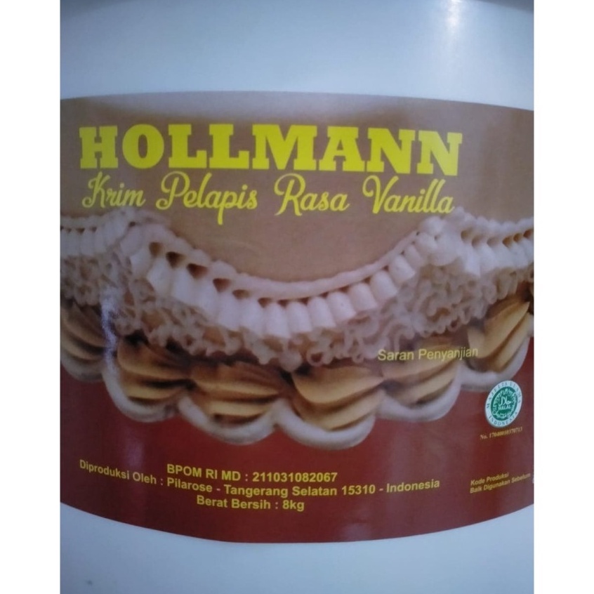 

☌➜✥ Hollmann Butter Butter Cream Siap Pakai Repack 500gr Seller