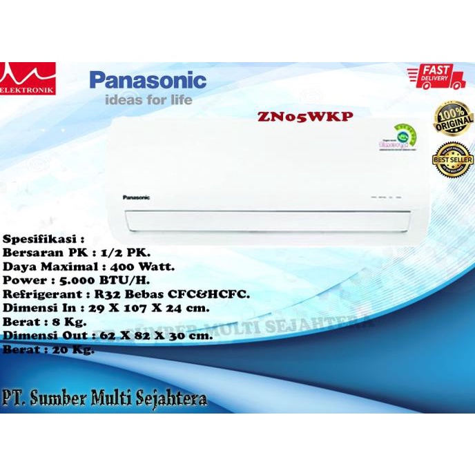 Ac Panasonic 1/2Pk Cu-Zn5Wkp/ Ac Panasonic 1/2Pk/ Ac Panasonic Ok