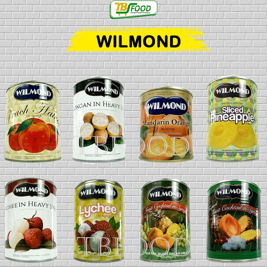 

➳➵✻ Wilmond Minuman Buah Dalam Kaleng, Nanas Kaleng, Peach China/Peach Afrika, Longan, Jeruk Mandarin, Fruit Cocktail, Lychee In Syirup/ Leci Segar,Halal Ready