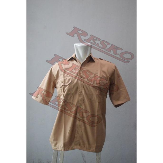 Baju Seragam Pramuka Lengan Pendek SD,SMP,SMA - Seragam Sekolah Resko