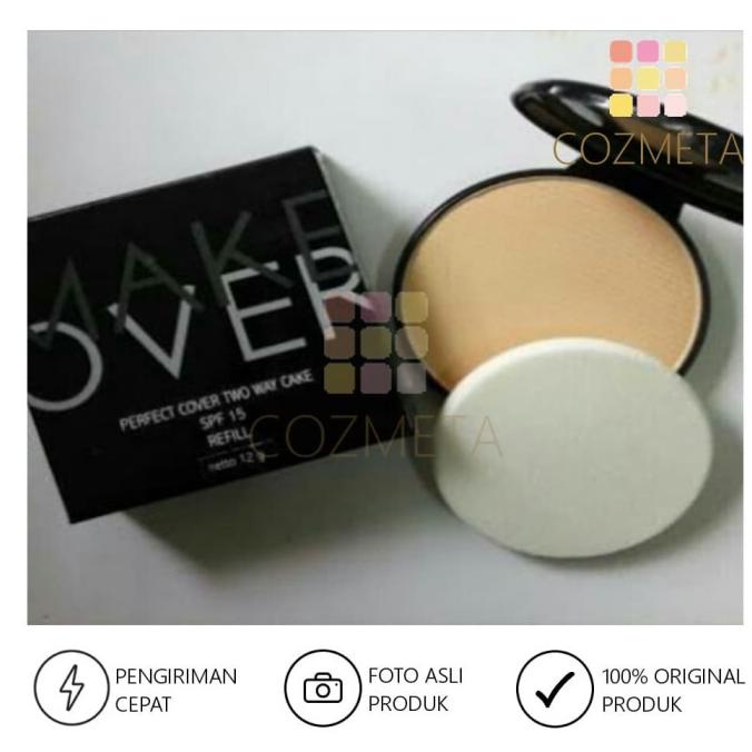 Make Over Perfect Cover Two Way Cake Refill Bedak Padat Refil