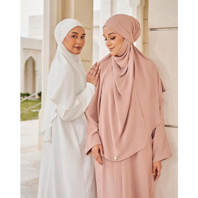 Promo Noura Umroh Set Dress Kaftan & Khimar (2 In 1)