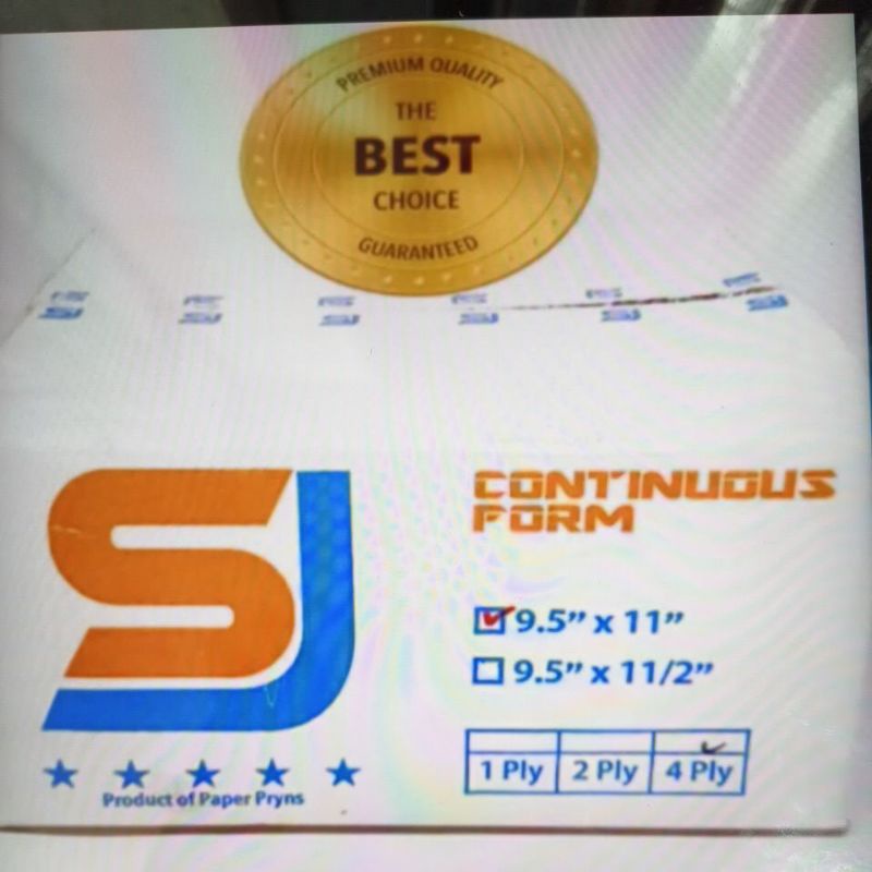 

kertas continuos form 4 ply 9.5x11 SJ standar