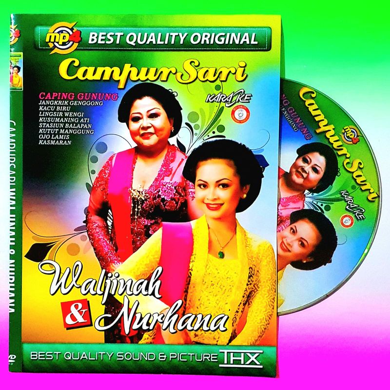 Kaset Mp5 Video Musik Lagu Jawa Campursari Waljinah & Nurhana Terlaris