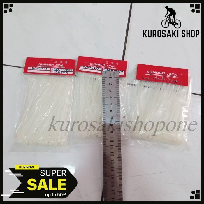 

100 BUAH / 1 KANTONG KABEL TIES TALI JIRET 10 CM LEBAR 3 MM DIJAMIN GRATIS ONGKIR